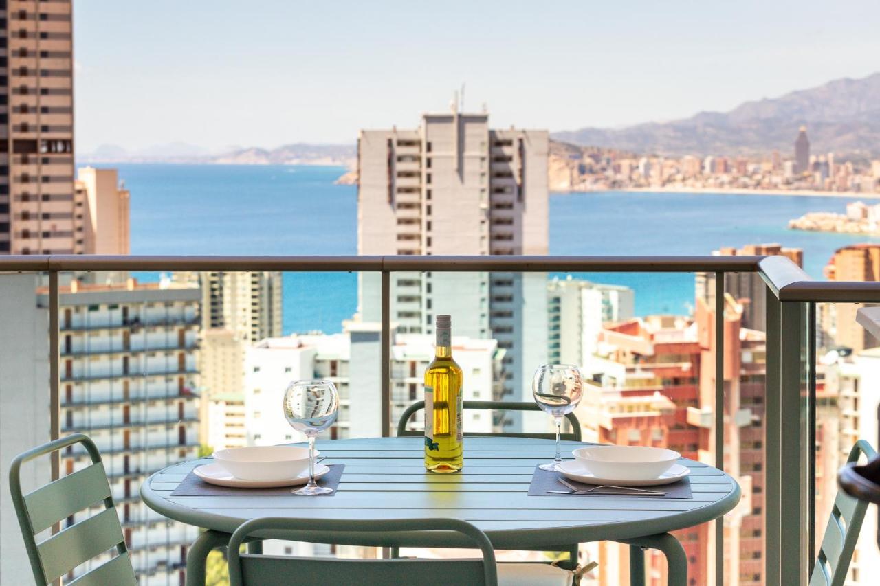 Skyline 11 Sunny Balcony With Stunning Sea Views Daire Benidorm Dış mekan fotoğraf