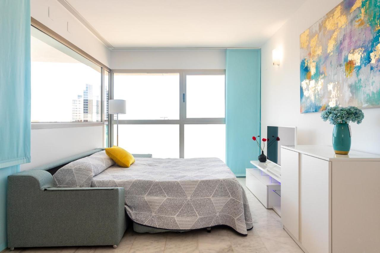 Skyline 11 Sunny Balcony With Stunning Sea Views Daire Benidorm Dış mekan fotoğraf