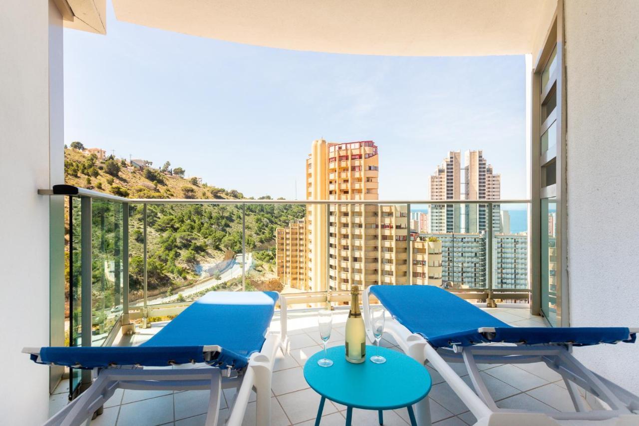 Skyline 11 Sunny Balcony With Stunning Sea Views Daire Benidorm Dış mekan fotoğraf
