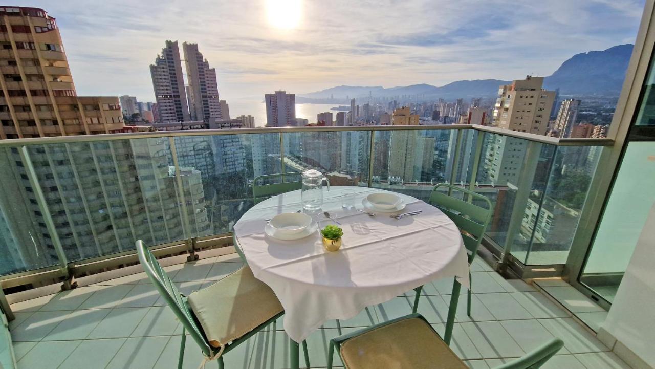 Skyline 11 Sunny Balcony With Stunning Sea Views Daire Benidorm Dış mekan fotoğraf